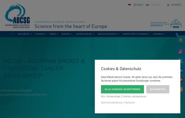 ABCSG - Austrian Breast and Colorectal Cancer Study Group