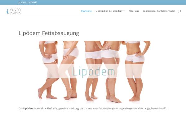 Vorschau von www.lipoedem-fettabsaugung.de, Lipödem Fettabsaugung