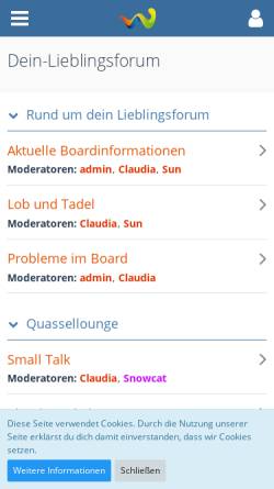 Vorschau der mobilen Webseite www.power-regenbogen.de, MS Power-Regenbogen