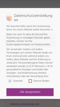 Vorschau der mobilen Webseite www.ketamin.de, Ketamin-Therapie