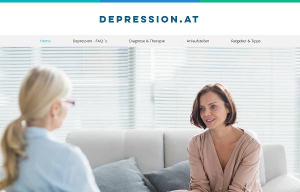 Vorschau von www.depression.at, Depression.at