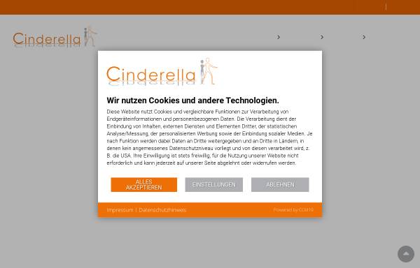 Vorschau von www.cinderella-beratung.de, Aktionskreis für Ess- und Magersucht Cinderella e.V.