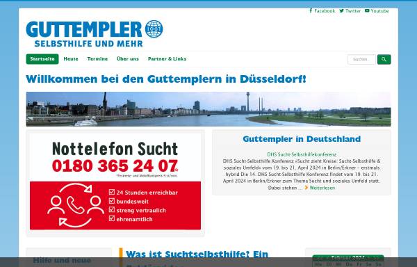 Vorschau von www.guttempler-duesseldorf.de, Guttempler Düsseldorf