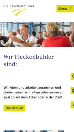 Vorschau der mobilen Webseite www.die-fleckenbühler.de, Die Fleckenbühler