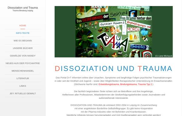 Vorschau von dissoziation-und-trauma.de, Dissoziation und Trauma