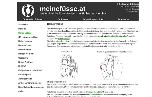 Vorschau von www.meinefuesse.at, Meinefüsse.at