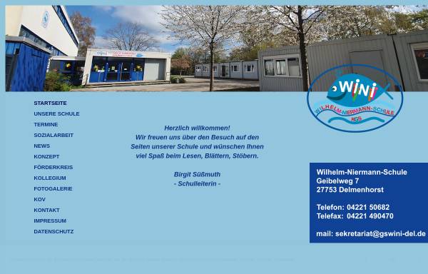 Vorschau von www.wini-schule.de, Wilhelm Niermann Schule - Delmenhorst