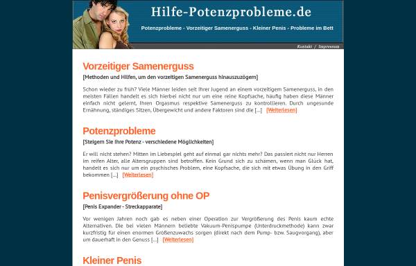 Vorschau von www.hilfe-potenzprobleme.de, Fortrex Multimedia