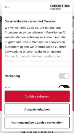 Vorschau der mobilen Webseite www.awo-stellenboerse.de, AWO Stellenbörse