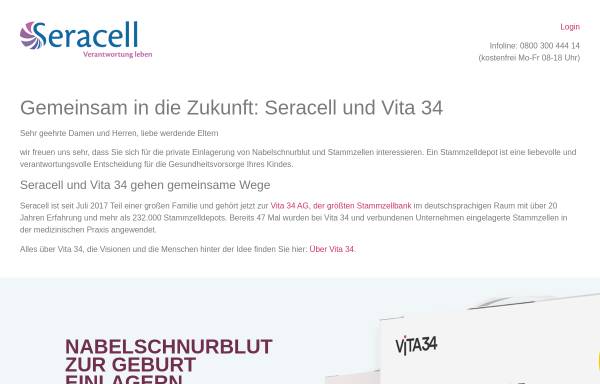 Vorschau von www.seracell.de, Seracell