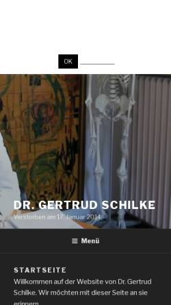 Vorschau der mobilen Webseite www.dr-schilke.de, Dr. Schilke Medizinischer Verlag GmbH