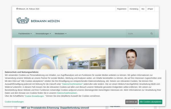 Vorschau von www.biermann-medizin.de, Biermann Medizin