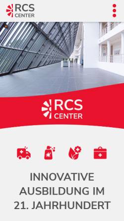 Vorschau der mobilen Webseite rcs-center.de, RCS-Center gGmbH 