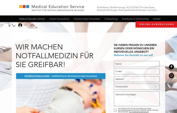 Vorschau von www.medicaleducationservice.de, Medical Education Service