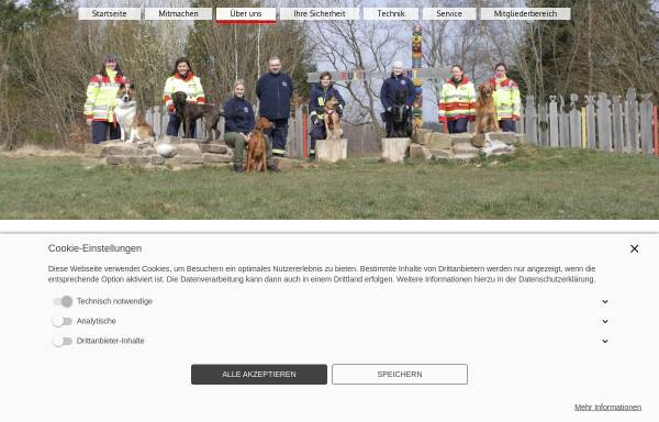 Vorschau von www.rh57.de, Rettungshundestaffel Feuerwehr Siegen