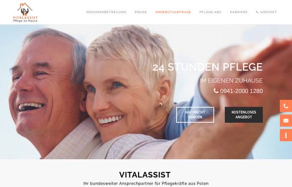 Vorschau von www.vitalassist.de, VitalAssist