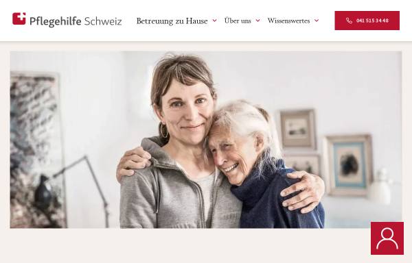 Vorschau von www.pflegehilfe.ch, Pflegehilfe Schweiz AG