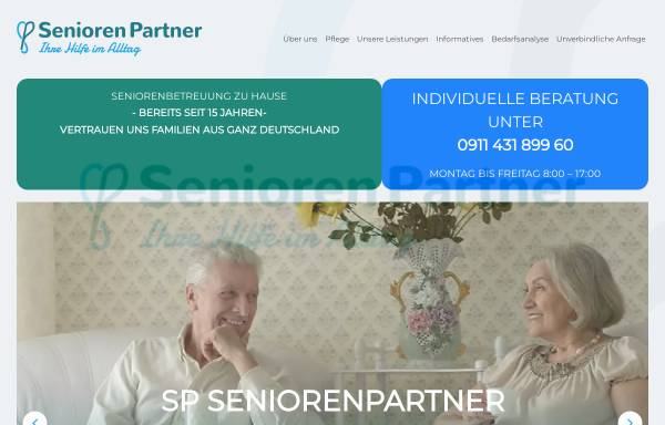 Vorschau von www.seniorenpartner24.de, SeniorenPartner