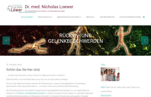 Vorschau von drloewer.de, Dr. med. Nicholas Löwer