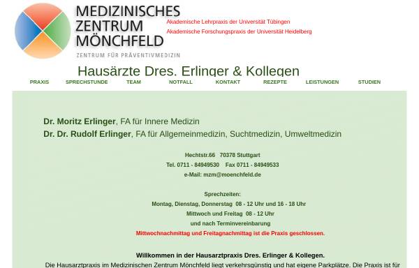 Vorschau von www.erlinger.de, Medizinisches Zentrum Mönchfeld