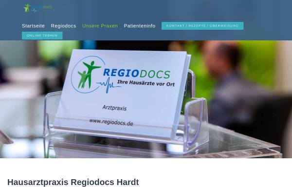 Vorschau von www.regiodocs.de, Arztpraxis Dr. G. Argast - Dr. S. Andreae - Dr. R. Jäger - Dr. Gebhard Pfaff