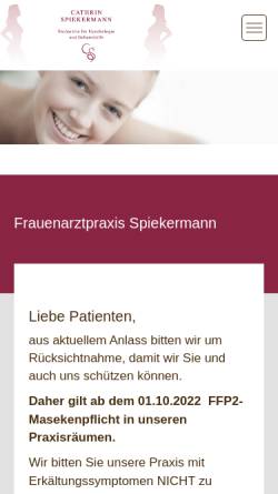 Vorschau der mobilen Webseite www.frauenarztpraxis-neef.de, Neef, Dr. med. Gesine