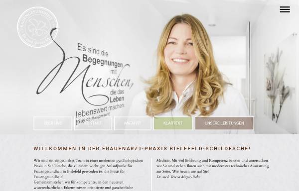 Vorschau von www.frauengesundheit-bielefeld.de, Praxis für Frauengesundheit Bielefeld-Schildesche