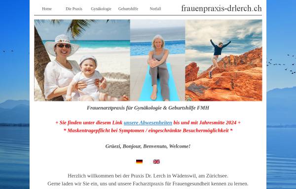 Vorschau von www.frauenpraxis-drlerch.ch, Lerch, Dr. Sandra