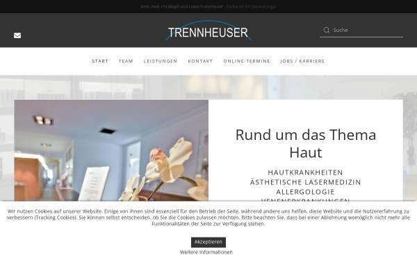 Vorschau von www.trennheuser.com, Trennheuser, Dr. med. Christoph