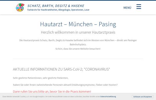 Vorschau von www.hautpraxis.de, Schatz, Barth und Degitz