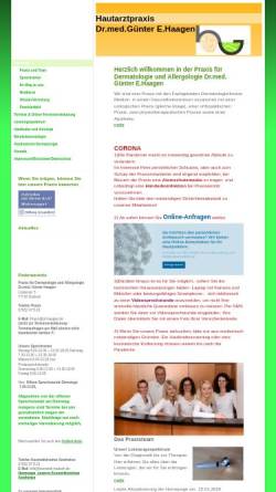 Vorschau der mobilen Webseite dr-haagen.de, Haagen, Dr. med. Günter E.