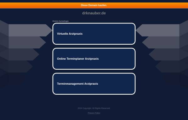 Vorschau von drknauber.de, Kauber, Dr. med. Jürgen