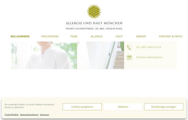Vorschau von www.allergie-hautarzt-muenchen.de, Allergie und Haut München