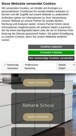 Vorschau der mobilen Webseite hautarzt-dr-brueck.de, Hautarztpraxis Dr. Monika Brück