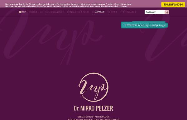 Vorschau von www.hautarzt-pelzer.de, Pelzer, Dr. med. Mirko André