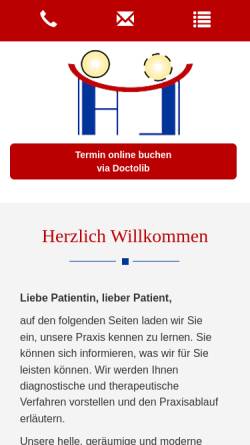 Vorschau der mobilen Webseite hautzentrum-freiburg.de, Hölting, Dr. Thomas und Luther, Dr. Ulrich