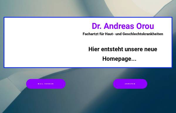 Orou, Dr. Andreas