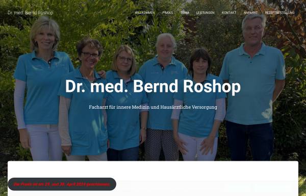 Roshop, Dr. Bernd