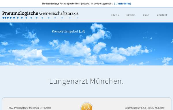 Vorschau von www.lungenaerzte.net, Pneumologische Gemeinschaftspraxis Dr. Friedrich Schmidt und Oliver Weeg