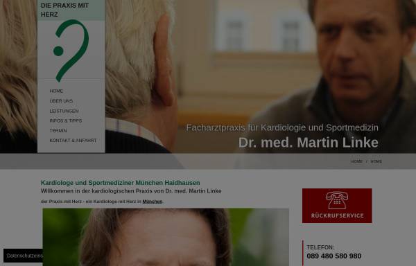 Vorschau von www.herzdoc-linke.de, Linke,Dr. med. Martin