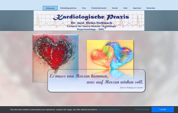 Vorschau von www.kardiologie-stellmach.de, Stellmach, Dr. med.Heiko