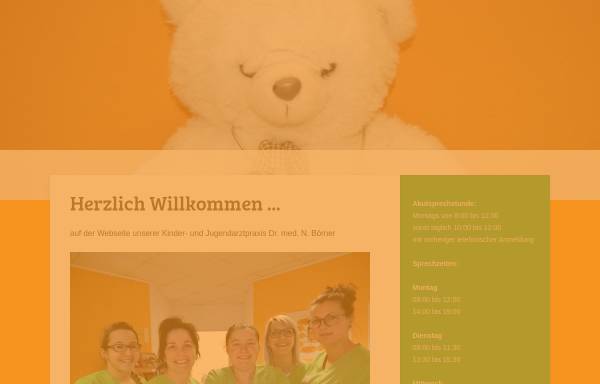 Vorschau von www.kinderarztpraxis-boerner.de, Dr. med. N. Börner