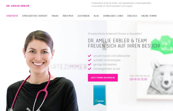 Vorschau von www.erbler.de, Dr. Amelie Erbler