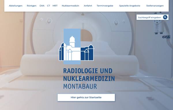 Vorschau von www.radiologie-und-nuklearmedizin-montabaur.de, Radiologie und Nuklearmedizin Montabaur