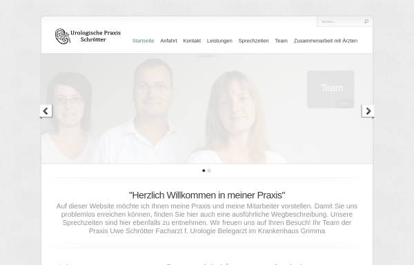 Vorschau von www.praxis-schroetter.de, Urologische Praxis Uwe Schrötter