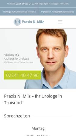 Praxis Nikolaus Milz Facharzt für Urologie