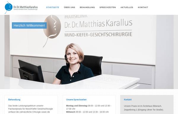 Vorschau von www.drkarallus.com, Dr. Dr. Matthias Karallus