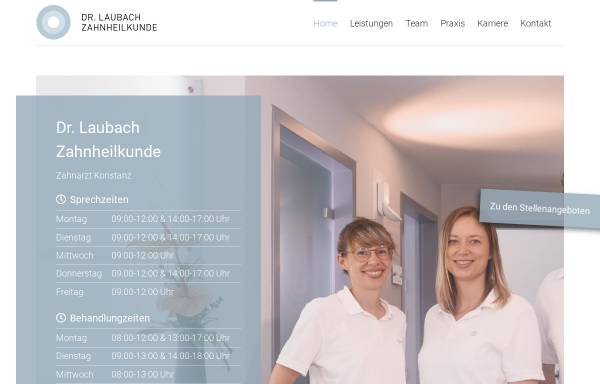 Vorschau von www.zahnarzt-konstanz-laubach.de, Zahnarztpraxis Laubach und Partner