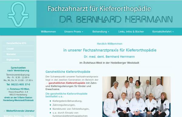 Vorschau von kieferorthopaedie-herrmann.de, Dr. Christine Herrmann-Flechtenmacher