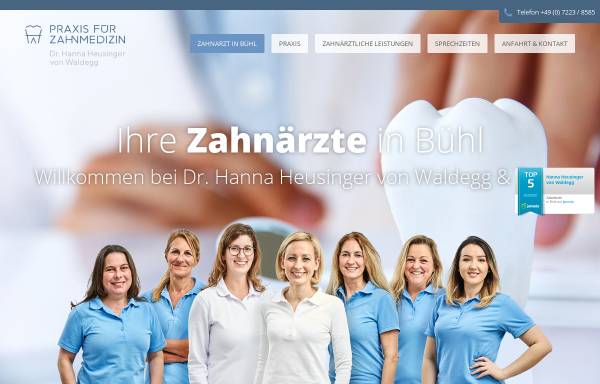 Vorschau von www.praxis-dr-hvw.de, Dr. Hanna Heusinger von Waldegg